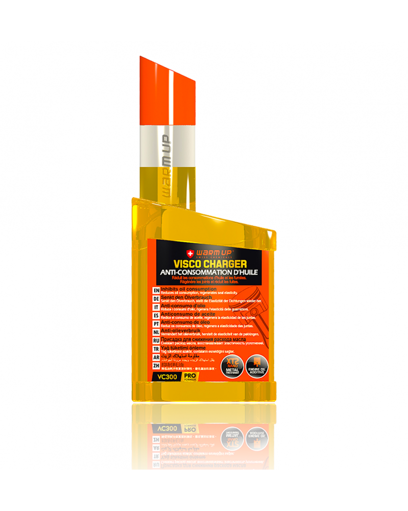 Visco Charger, Anti-consommation d'huile, 300 ml - Warm Up | mongrossisteauto.com