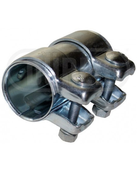 FA1 004-941 Raccord De Tuyau Échappement Double Collier - Diamètre 40 Mm, Longueur 90 Mm, Compatible VW, Seat, Skoda, Citroën, Peugeot, Dacia, Renault