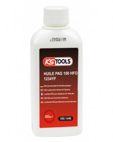 Huile PAG 100 HFO 1234YF, 250 ml - KS TOOLS | Mongrossisteauto.com