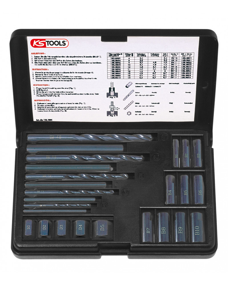 Jeu pour extraction de goujons - KS TOOLS | Mongrossisteauto.com