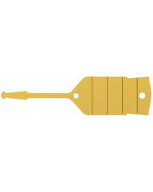 Porte-clés jaune, 500 pcs KSTOOLS | MonGrossisteAuto.com