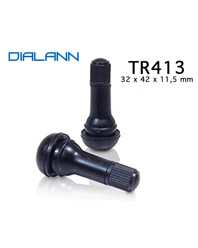 Valve pneumatique Tubeless HTR413 / TR413 32 x 42 x 11,5 mm | Mongrossisteauto.com