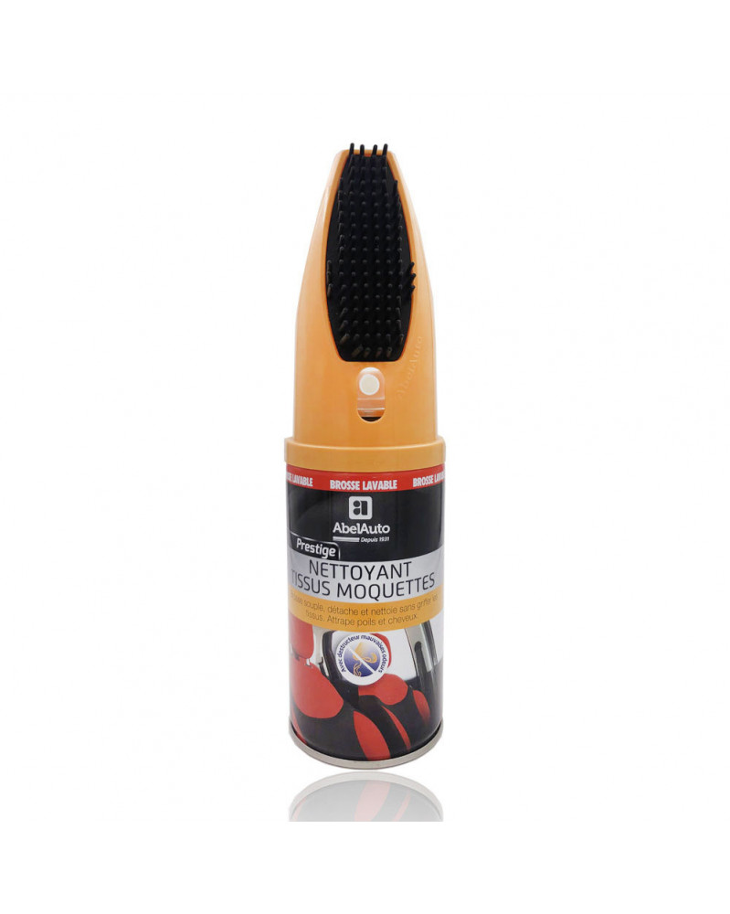Nettoyant tissus et moquettes voiture avec brosse 300ml - Abel Auto | Mongrossisteauto.com Nettoyant tissus et moquettes voiture avec brosse 300ml - Abel Auto | Mongrossisteauto.com