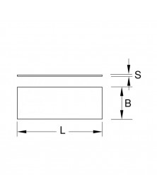 Dimensions lames de rechange pour grattoirs KSTOOLS | MonGrossisteAuto.com