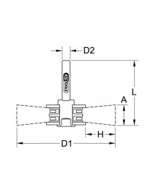 Brosse acier 0,3 mm Ø 70 mm KSTOOLS | MonGrossisteAuto.com