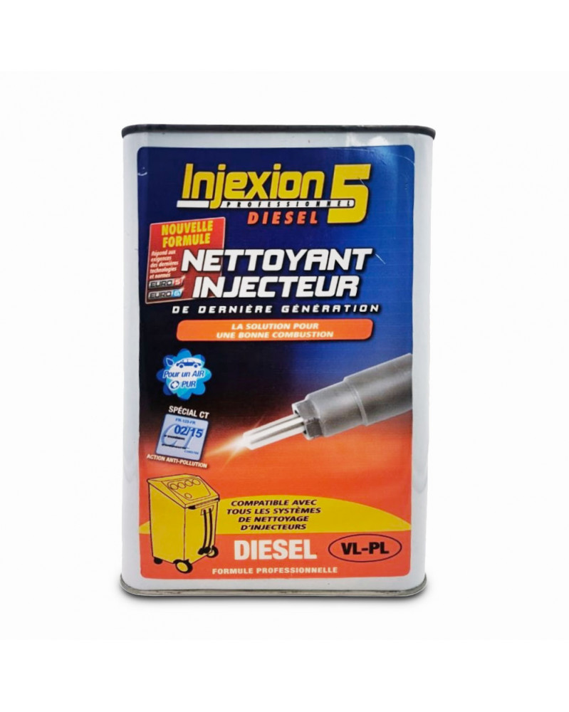 Nettoyant injecteur diesel professionnel, 5L - Injexion 5