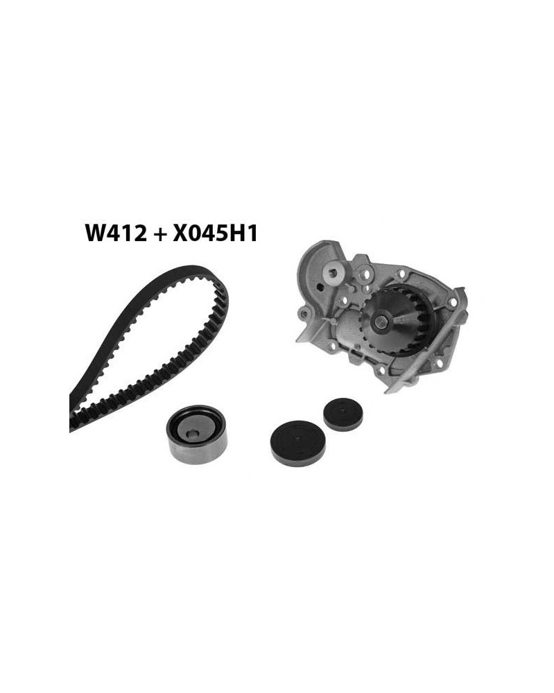 Pompe à eau + kit de courroie de distribution MGA Ref : 412K1 adaptable NISSAN RENAULT | Mongrossisteauto.com