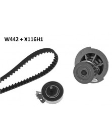 Pompe à eau + kit de courroie de distribution MGA Ref : 442K1 adaptable OPEL | Mongrossisteauto.com