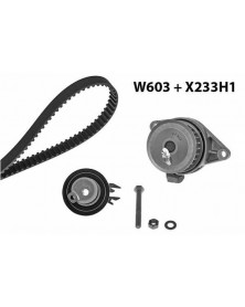 Pompe à eau + kit de courroie de distribution MGA Ref : 603K1 adaptable VAG | Mongrossisteauto.com