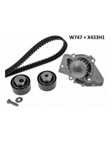 Pompe à eau + kit de courroie de distribution MGA Ref : 747K1 adaptable STELLANTIS | Mongrossisteauto.com
