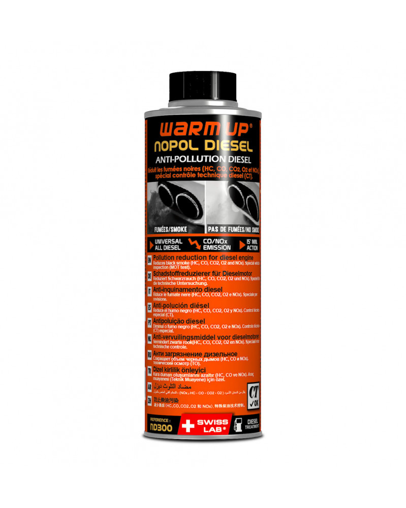 Additif anti pollution, diesel, 300ml - Warm Up | Mongrossisteauto.com