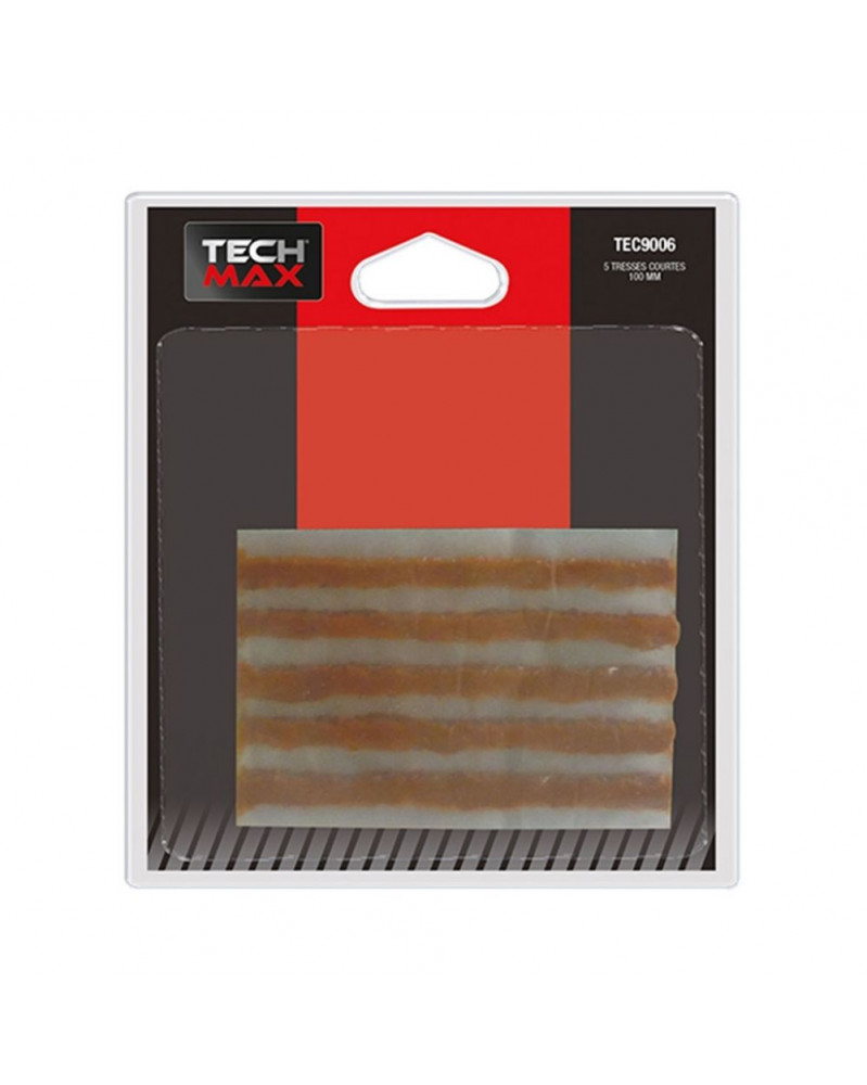 Mèche de réparation pneu x5 - Techmax |Mongrossisteauto.com