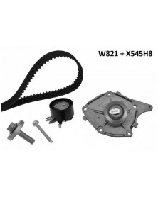 Pompe à eau + kit de courroie de distribution MGA Ref : 821K2 adaptable RENAULT | Mongrossisteauto.com