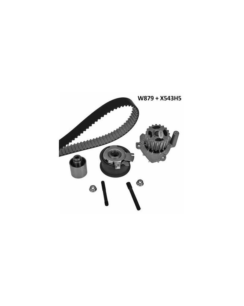 Pompe à eau + kit de courroie de distribution MGA Ref : 879K4 adaptable VAG | Mongrossisteauto.com