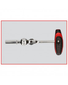 Clé à cliquet 1/4", à tête pivotante et poignée en T - KSTOOLS |Mongrossisteauto.com