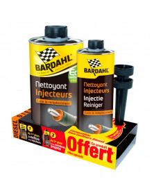 Pack Nettoyant injecteurs Diesel, 1L + 500ml Offert - Bardahl | Mongrossisteauto.com