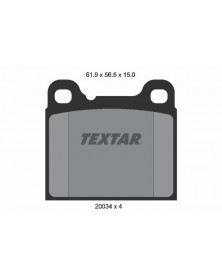 Kit de plaquettes de frein, frein à disque TEXTAR Ref : 2003402