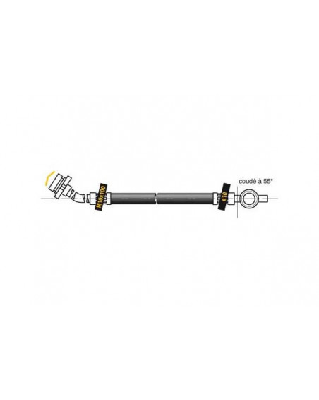 Flexible de frein DELPHI LH6596 : Flexible de frein pas cher pour votre