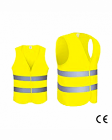 Gilet de signalisation, gilet de sécurité, jaune - RKG | Mongrossisteauto.com