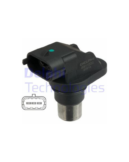 Capteur De Position D'arbre à Cames PARTSLINE SC58612 - Compatible KA, Astra, Agila, Combo 1.3 CDTI/TDCI - Neuf Garanti