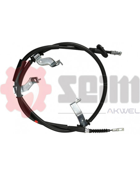 Jeffergarden Remplacement de cble de stationnement de frein à main de voiture 4745T3 pour Peugeot 301 307 308 408 508 2008