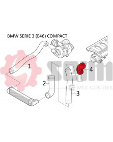 Gaine de suralimentation SEIM Ref : 981095 | Mongrossisteauto.com