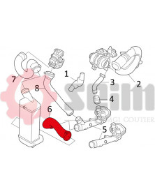 Gaine de suralimentation SEIM Ref : 981144 | Mongrossisteauto.com