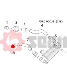 Gaine de suralimentation SEIM Ref : 981251 | Mongrossisteauto.com