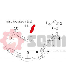 Gaine de suralimentation SEIM Ref : 981273 | Mongrossisteauto.com