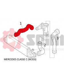 Gaine de suralimentation SEIM Ref : 981386 | Mongrossisteauto.com