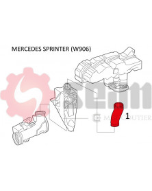 Gaine de suralimentation SEIM Ref : 981418 | Mongrossisteauto.com