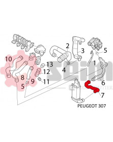 Gaine de suralimentation SEIM Ref : 981502 | Mongrossisteauto.com