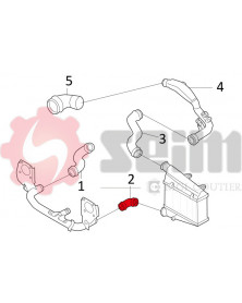 Gaine de suralimentation SEIM Ref : 981613 | Mongrossisteauto.com