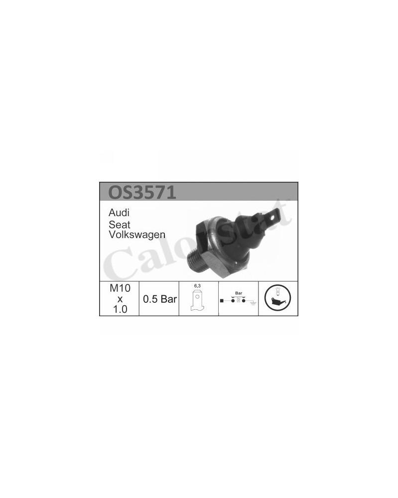 Indicateur de pression d'huile CALORSTAT by Vernet Ref : OS3571 | Mongrossisteauto.com