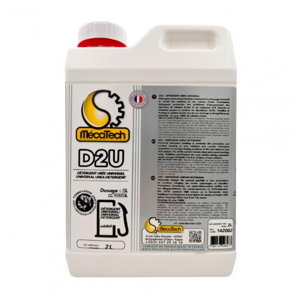 D2U, anti-cristallisant adblue 2 litres Mecatech