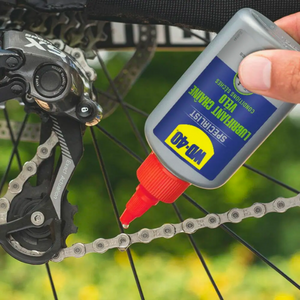 Utilisation lubrifiant chaîne vélo WD40 (conditions sèches)
