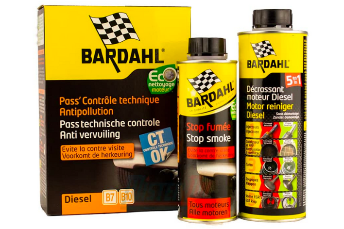 Bardahl Pass contrôle technique diesel, antipollution