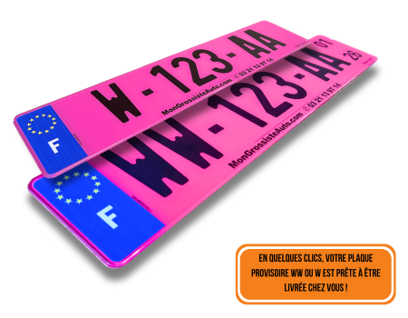 Plaque immatriculation WW | Mongrossisteauto.com