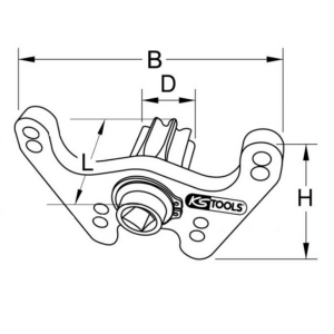 Schéma entraîneur manuel de volant Volvo KS TOOLS 455.0085