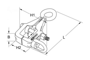 schéma pince de traction pour box, BZK, KS TOOLS 140.2430