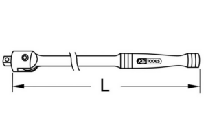 schéma poignée articulée KS TOOLS 922.1302