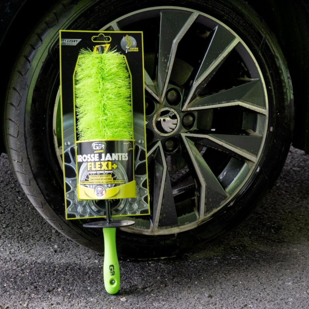 Brosse spéciale jantes flexi + résistante et flexible - GS27 | Mongrossisteauto.com