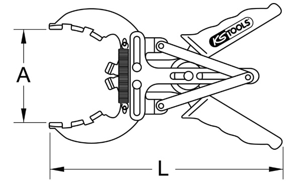 Pince a segment ks tools