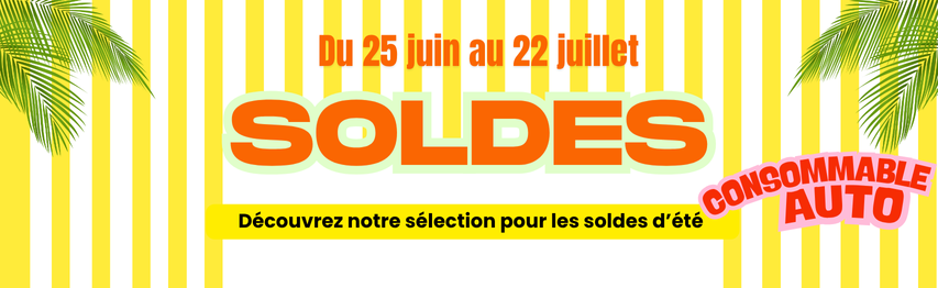 Catégorie consommables soldes été 2025 | Mongrossisteauto.com