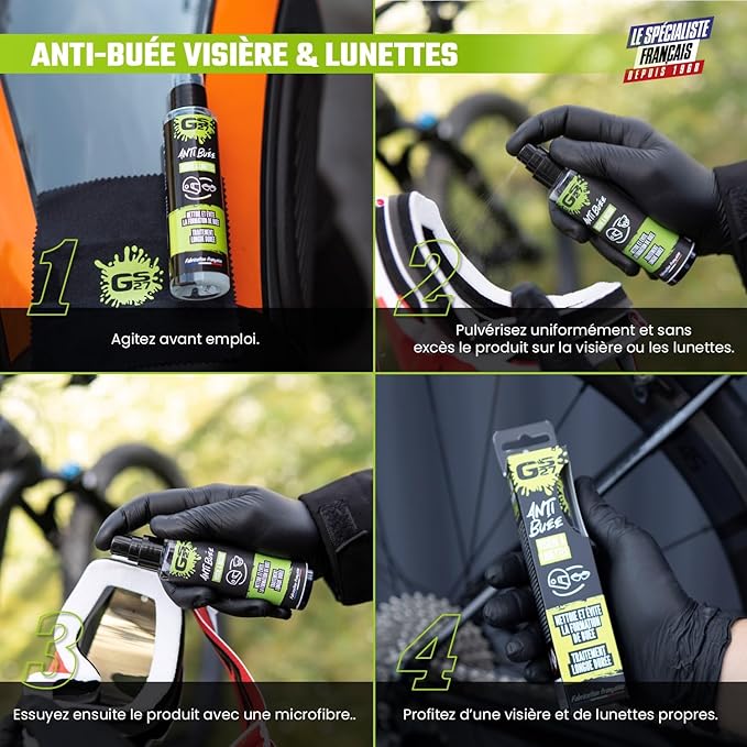 Conseils utilisation anti buée casque moto | Mongrossisteauto.com